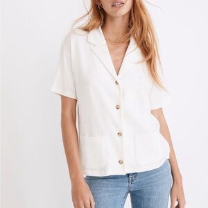 Madewell knit lightspun camp top